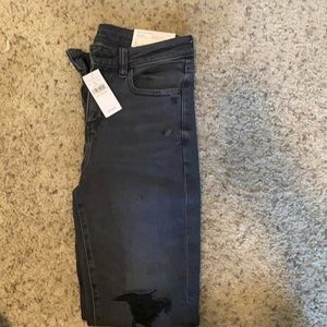 American eagle distressed Skinny jeans in Grey